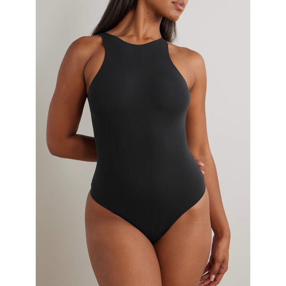 SKIMS Fits Everybody High Neck Thong back Bodysuit in navy Size 2X
